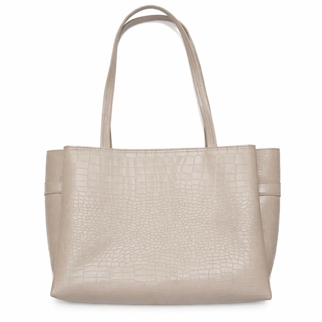 Lemura Croco Pattern Large Capacity Tote Bag