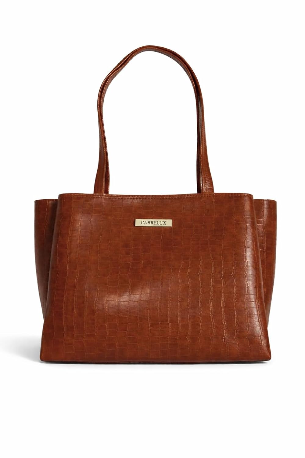 Lemura Croco Pattern Large Capacity Tote Bag