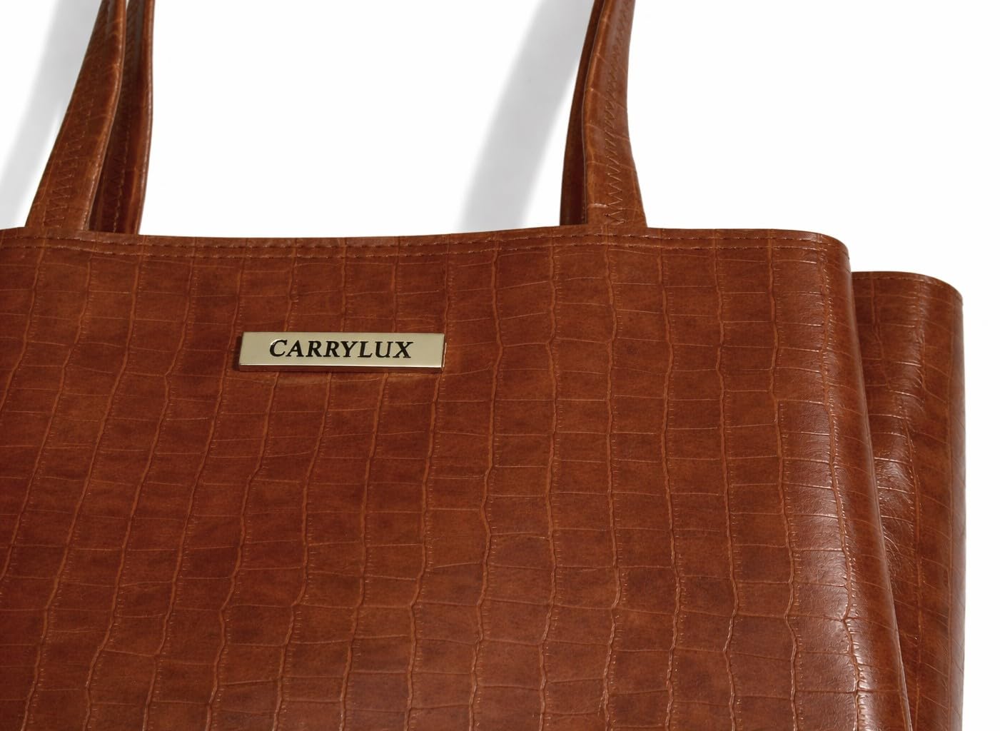 Lemura Croco Pattern Large Capacity Tote Bag