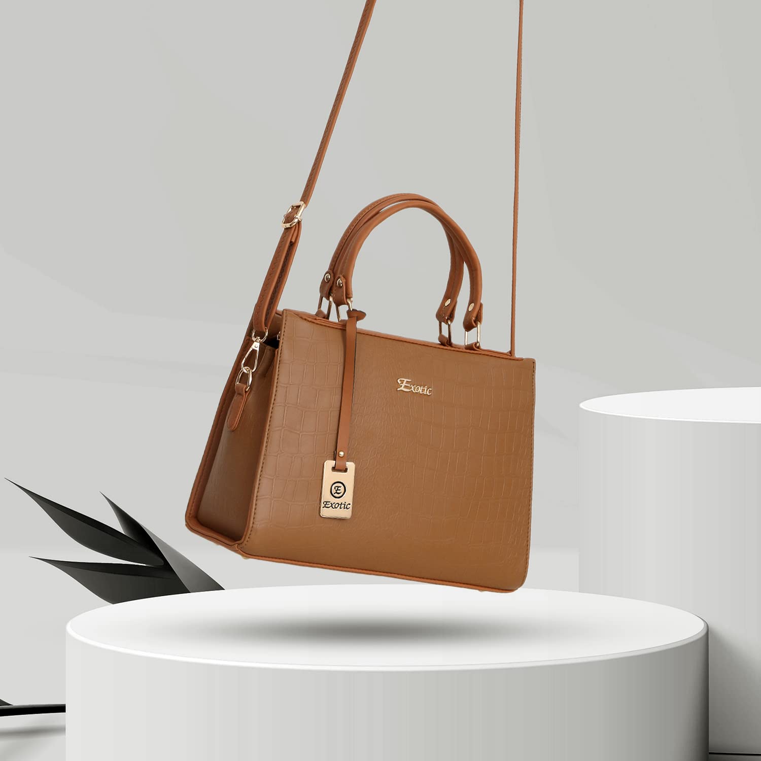 EXOTIC Studded hand bag for women