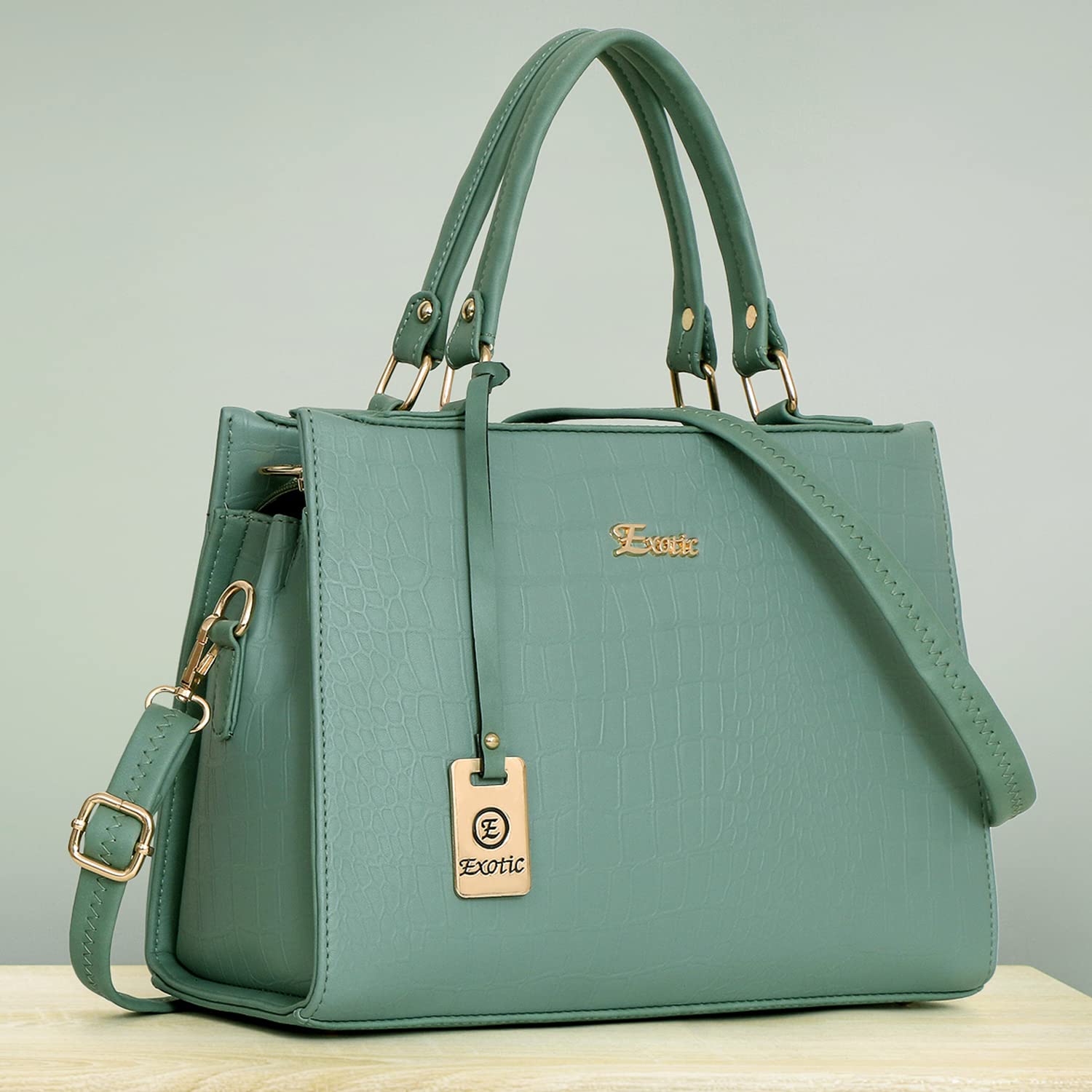 EXOTIC Studded hand bag for women