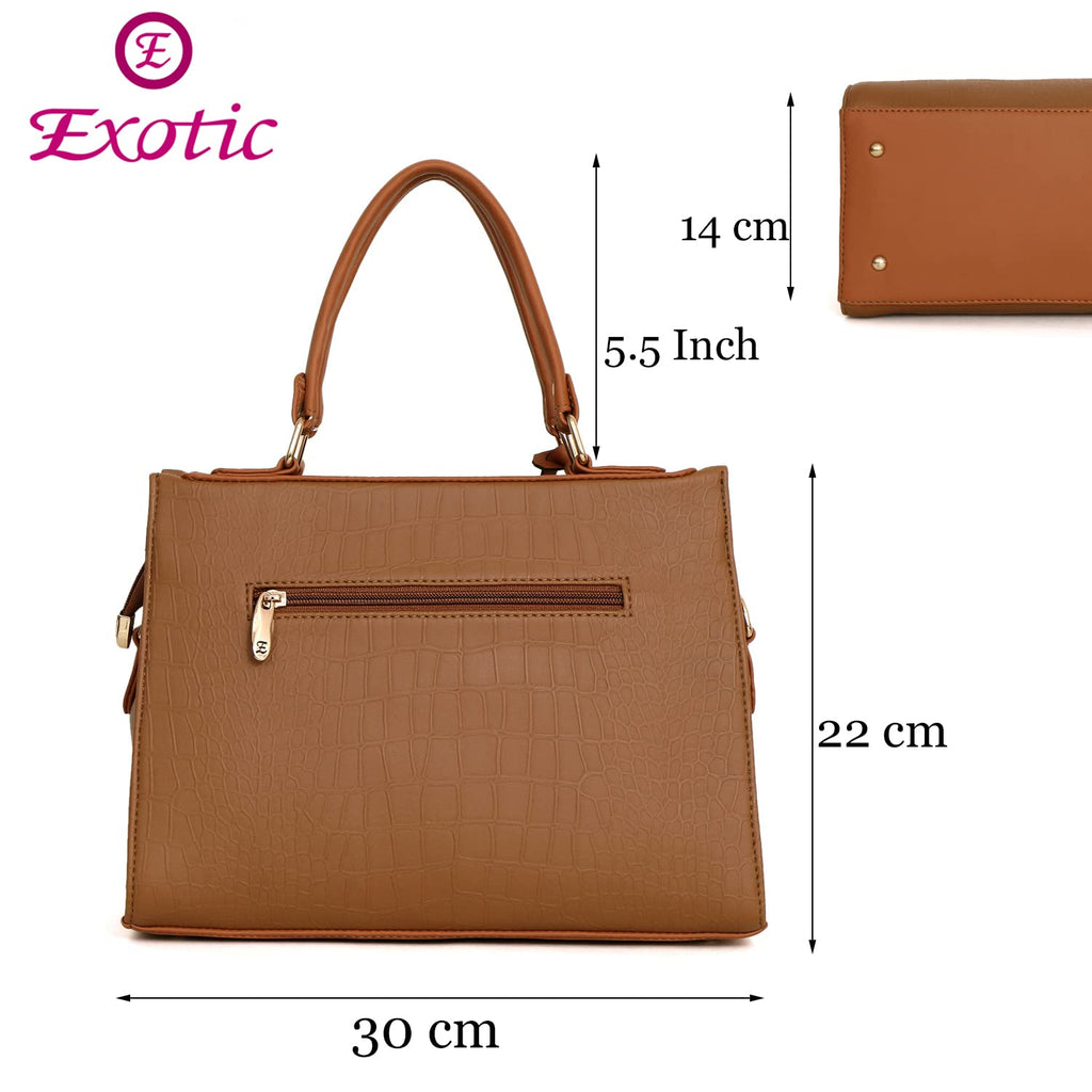 EXOTIC Studded hand bag for women