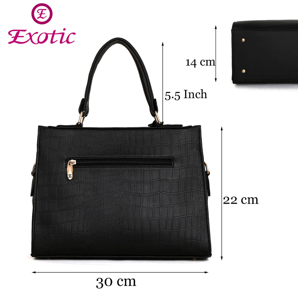 EXOTIC Studded hand bag for women