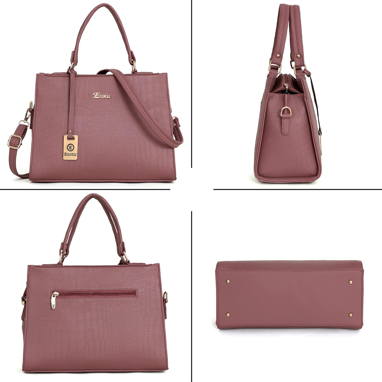 EXOTIC Studded hand bag for women