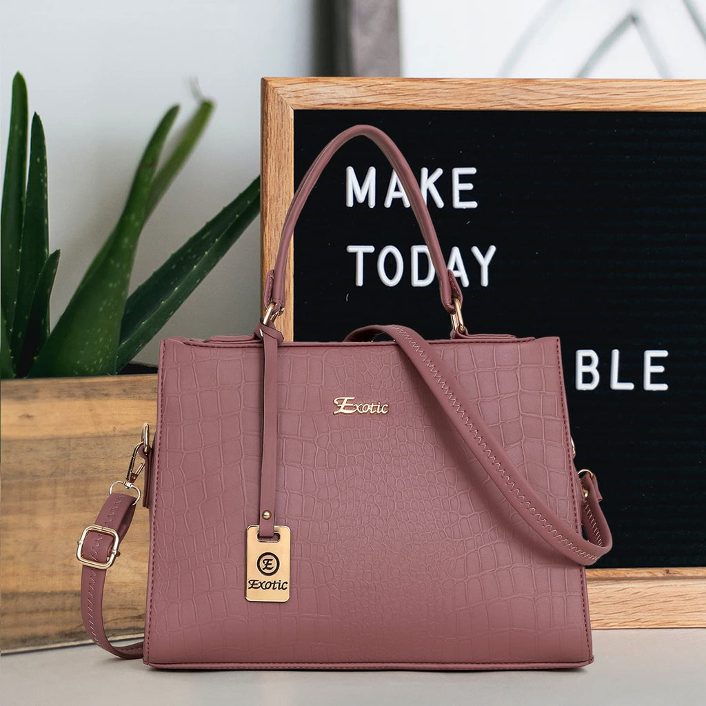 EXOTIC Studded hand bag for women