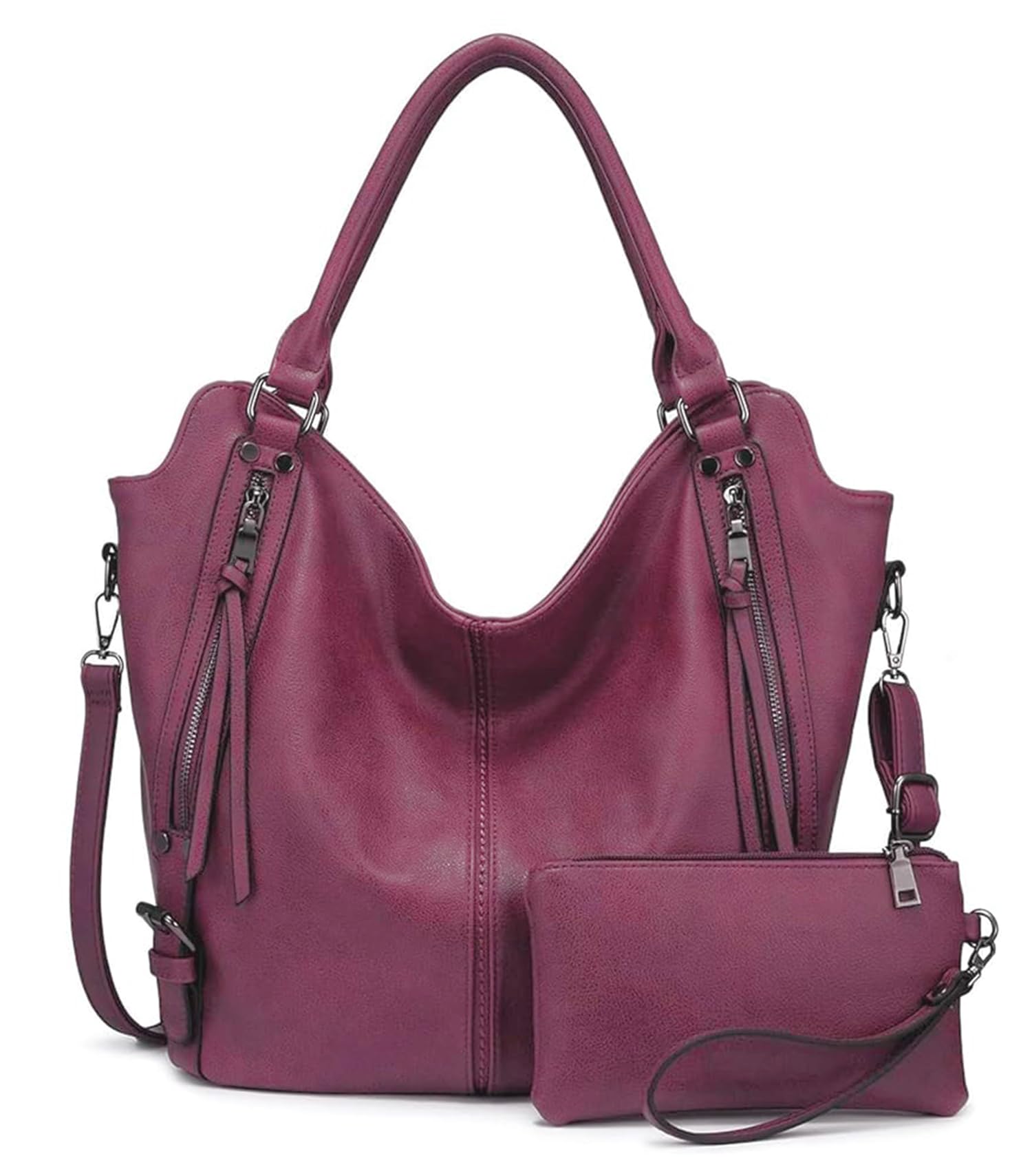 INOVERA (LABEL) Hand Bags for Women Combo - Faux Leather Stylish Ladies Handbag Purse - Crossbody Shoulder Sling Bag with Adjustable Strap