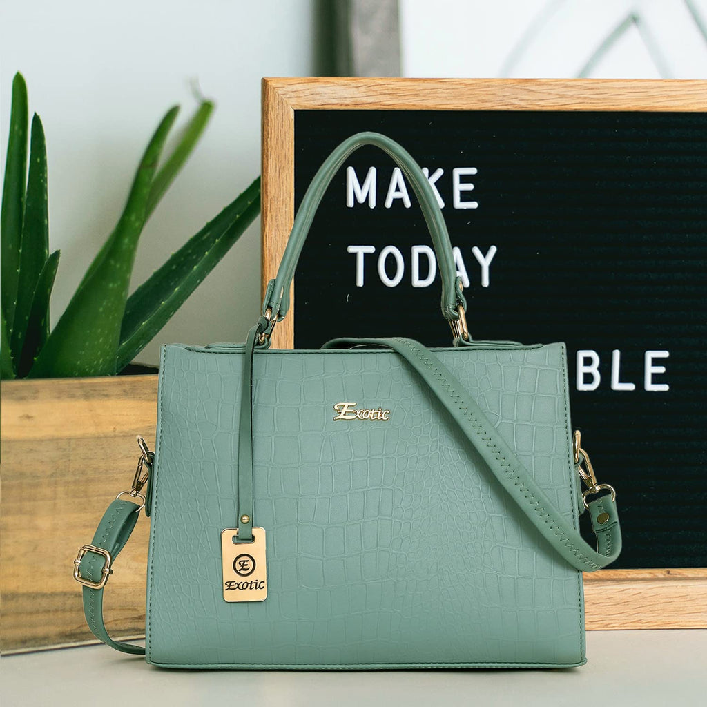 EXOTIC Studded hand bag for women