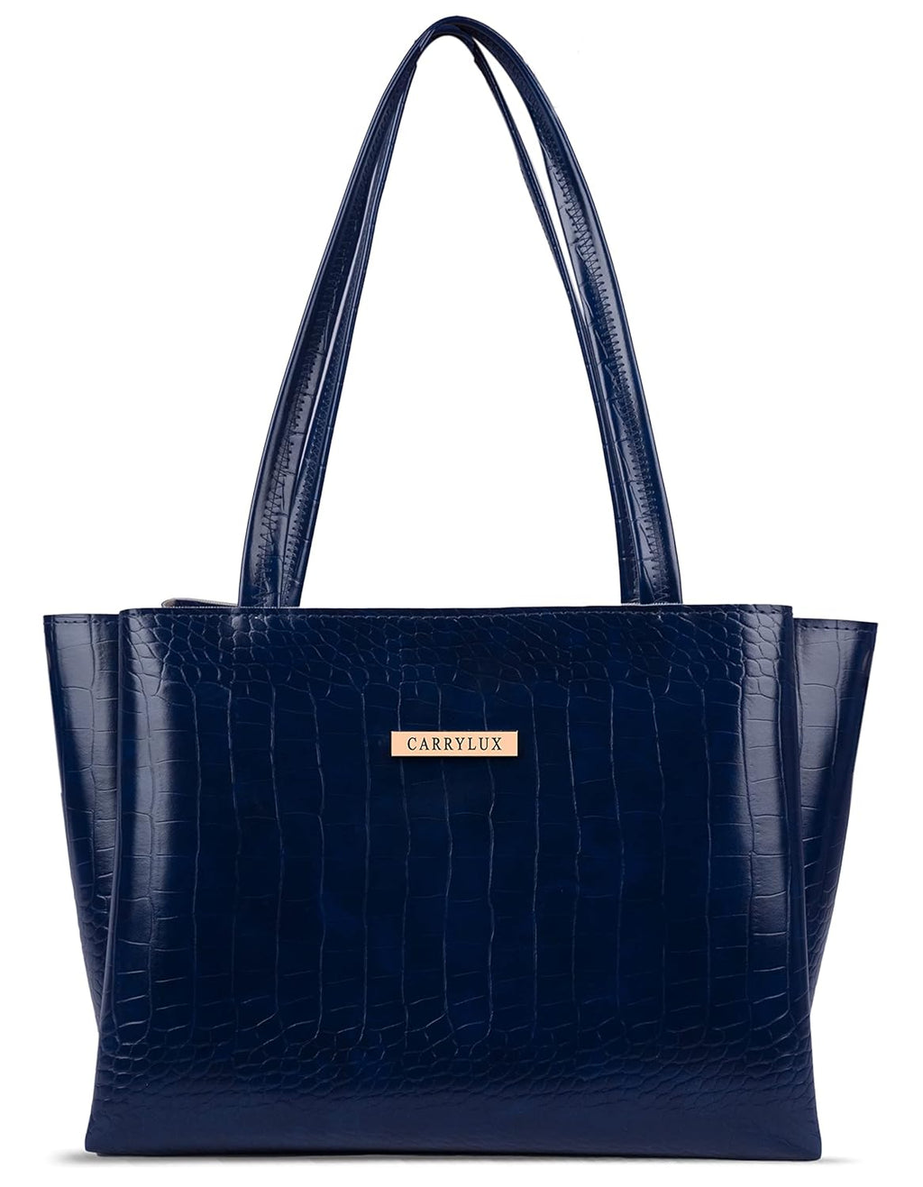 Lemura Croco Pattern Large Capacity Tote Bag