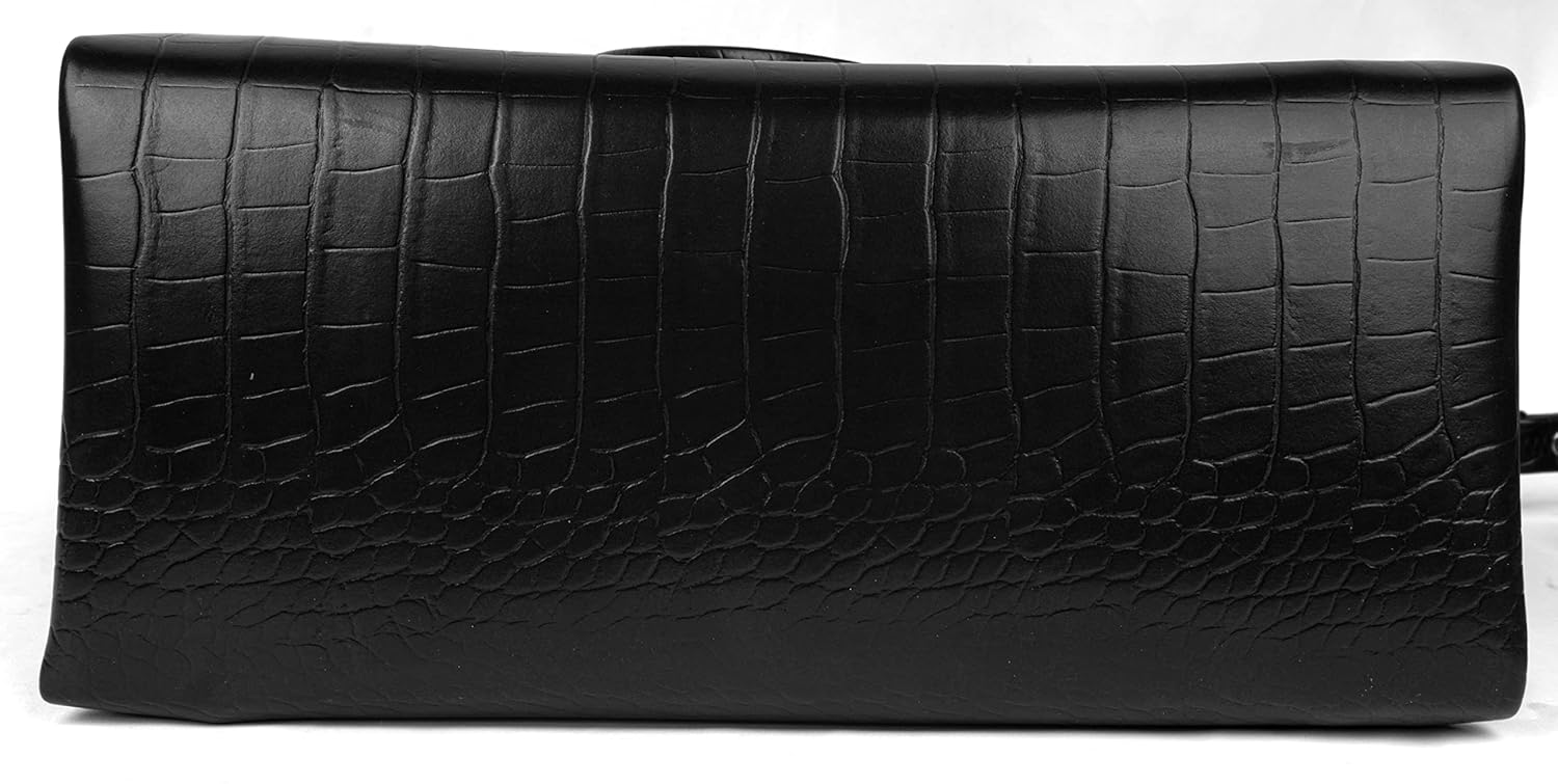 Lemura Croco Pattern Large Capacity Tote Bag