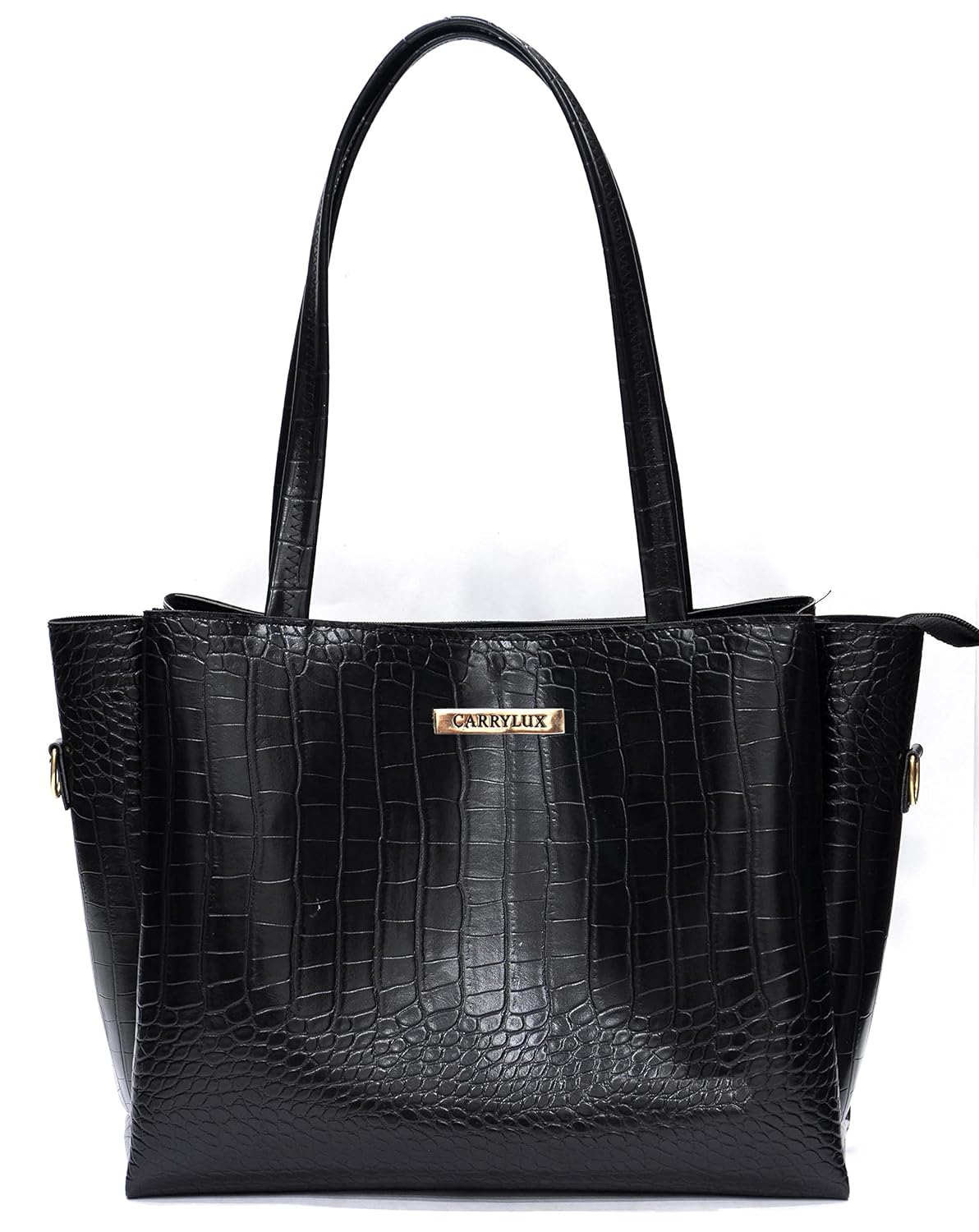 Lemura Croco Pattern Large Capacity Tote Bag