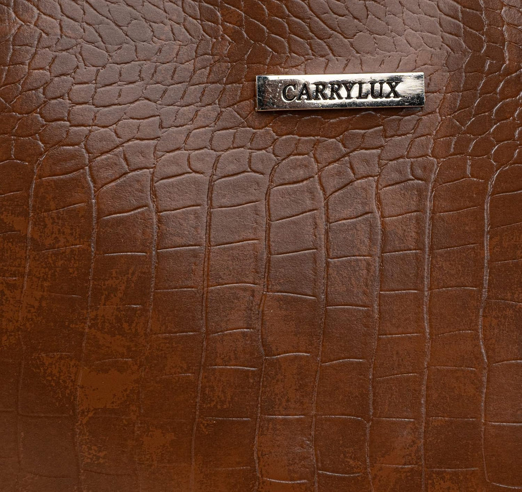 Lemura Croco Pattern Large Capacity Tote Bag